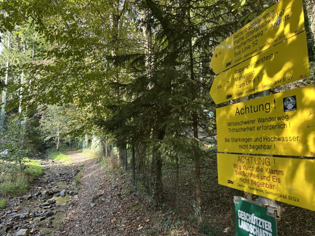 Rettembachklamm Öffnungszeiten